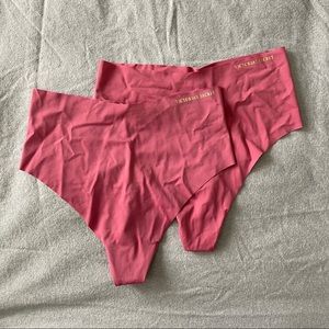 2 VS Seamless High Waisted Thongs